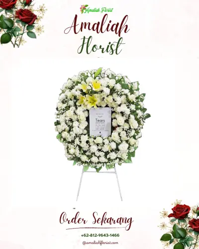 Krans Bunga Duka Cita di Kabandungan