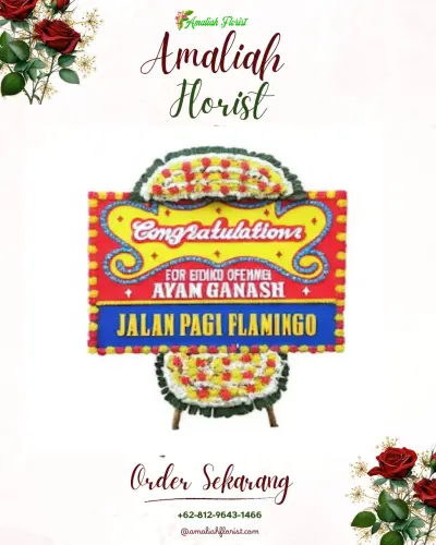 Bunga Papan Congratulation di Kabandungan